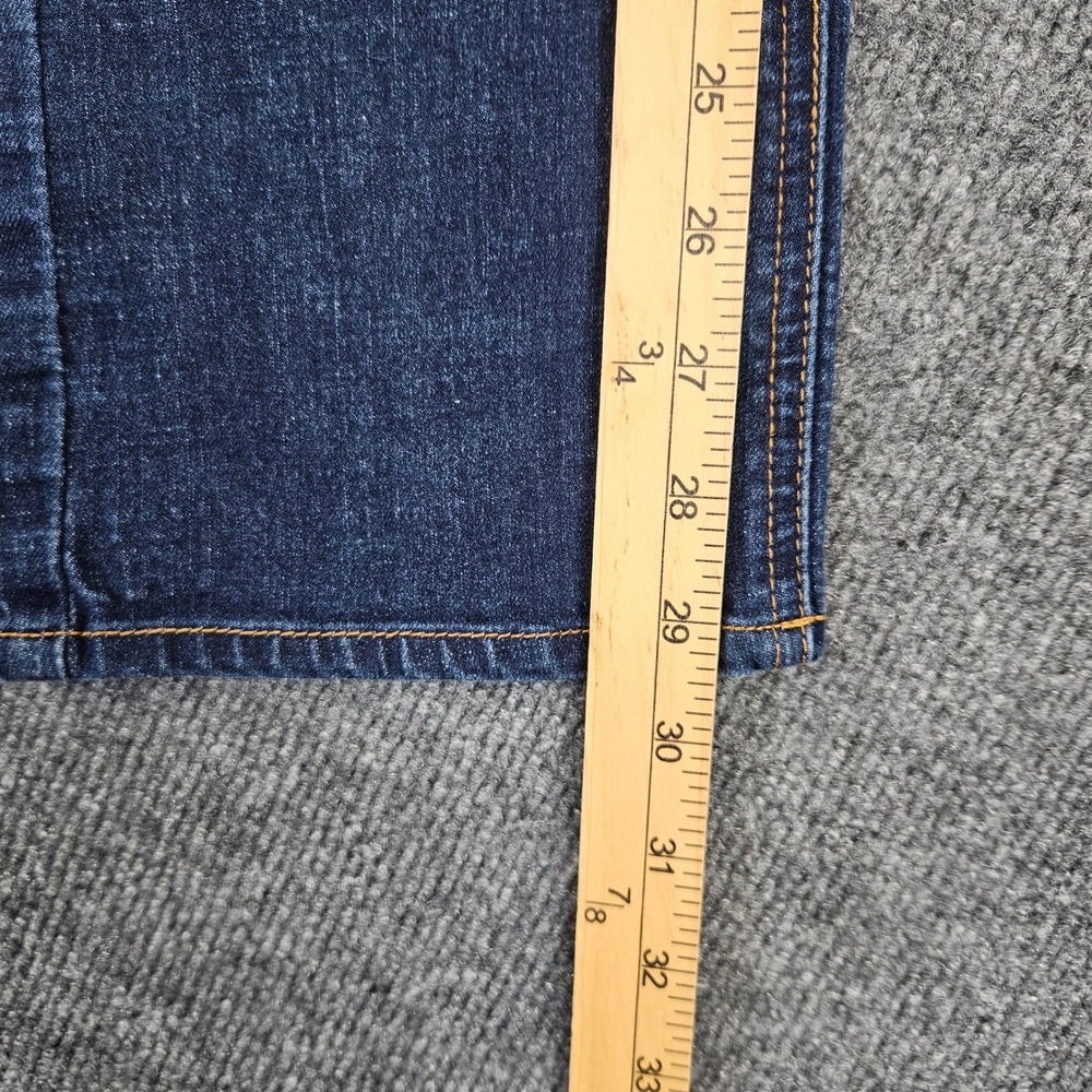 Vigoss Essential‎ Ace Straight Jeans Women's 27 Denim Mid Rise Dark Wash Stretch - Picture 5 of 10